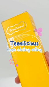 Kem Chống Nắng Teenilicious SPF 50 PA+++ Gel Mỏng Nhẹ Dành Cho Da Dầu Mụn Và Nhạy Cảm - Tuýp 75g