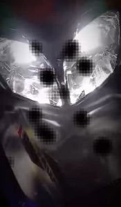 NEW หลอดไฟหน้า LED มอเตอร์ไซค์ ขั้วกลม2จุด H2/H6/P15D/T19 ไฟAC 9V-85V honda wave 110i moto