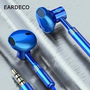 Headphon Headset 9D Stereo Earphones Mic In-ear Wired Headphones Bass Wire Earphon Earbud Phone Headset With Microphone