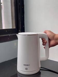 HODEKT Electric Water Kettle 1.8L/2.3L Large Capacity 1500W High Power Anti Scalding and Heat Insulation
