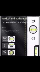 High Precision Strong Magnetic Spirit Level Inclinometer Protractor Adjustable Goniometer Angle Slope Meter Ruler