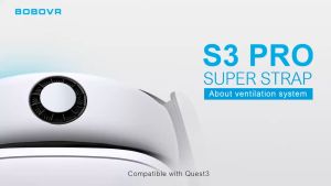 BOBOVR S3 Pro สำหรับ Meta Quest 3 VR คาดศีรษะพร้อมแบตเตอรี่ 10000mAh