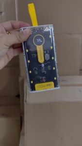 Sạc Dự Phòng 20000mAh - 66W Siêu nhanh sạc với thiết kế trong suốt có tích hợp đèn Led