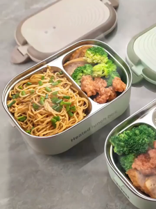 Electric Lunch Box Water 1.2L Heating Bento Box 304 Stainless Steel Food Warmer Container Kotak Penebat 电热饭盒