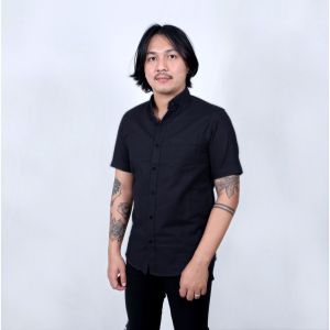 Kemeja Polos Lengan pendek | Kemeja Lengan pendek Warna Kunyit M | L | XL