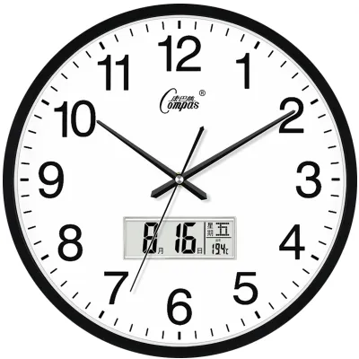 COMPAS|Wall clock living room clock minimalist Nordic style home clock silent