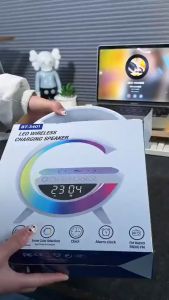 O.SHINE BT-3401 Portable Bluetooth Speaker with Wireless Charging 15W HiFi Audio and RGB LED Atmosphere Lighting