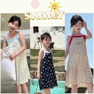 JIFANPAUL | Sleeveless Floral Summer Dress For Girls