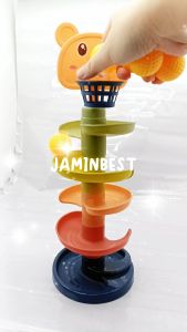 Cute 2in1 Children Kids Toy Rotating Orbit Wine Bottle Creative Indoor Gift Throw circle Game Family Friends Gathering Group Board Fun Exciting Kid Child Toys Game Toys Lucky  basket ball Toy Stacking Toy Montessori Preschool Toy