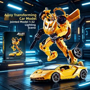 Alloy Transformable Toy Car for Children