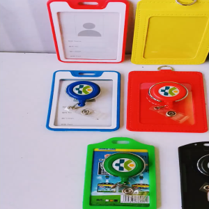 Gantungan Yoyo Id Card Putar Stainless KEMENKOP : Kementerian Koperasi + Tempat/Holder Id Card