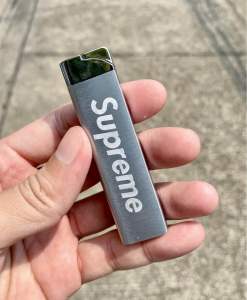 Sp89 ไฟแช็ค Sup lighter gas ไฟฟู่ 6สีให้เลือก สแตนเลสแบนเพียวบางพกง่าย ไฟแช็ก ไฟแช็คแก๊สฟู่ ไฟแช็คเติมแก๊ส •ไม่เติมสารไวไฟทุกชนิดในตัวสินค้า•