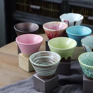 Creative Vintage Japanese Ceramic Cup for Latte Art and Afternoon Tea