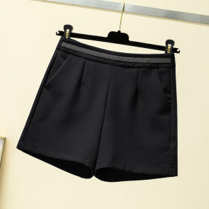 Casual Summer Shorts for Women High Waist Black Wide Leg Pants Sleeveless with Pocket Bulk Buy Discount Shopping