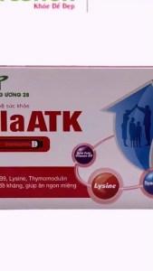 Bổ sung vitamin B6 Lysine Thymomodulin PhiLa ATK hộp 20 ống 10ml Hỗ trợ tăng sức đề kháng giúp ăn ngon miệng.