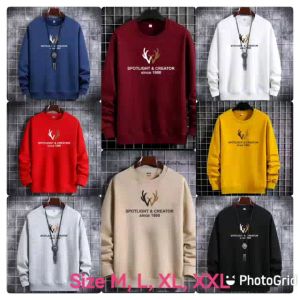 Diskon Spesial Sweater Keren Crewneck Elegan Kaos Pria Trendy