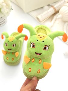 Dép Trẻ Em Bằng Vải Cotton Mùa Đông Chống Trượt Trong Nhà Cho Bé Trai Và Bé Gái Dép Trẻ Em Có Gót Phẳng Bằng Cao Su Thoải Mái