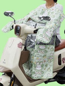 Summer Thin Waterproof Electric Vehicle Windshield Cover Parent-Child Sunshade All-Season Universal Child-friendly Bike Shield