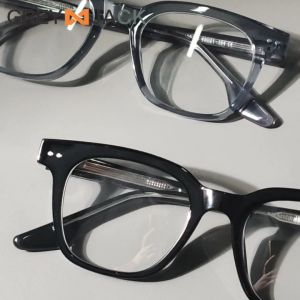 Grey Jack Kacamata Antiradiasi Blueray Model Kotak Ringan TR+Acetate Laki-laki Wanita Bisa Minus 9104