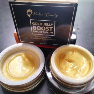 Gold jelly kedas beauty Kemasan terbaru isi 10 gram krim wajah bisa di pakai siang mau pun malam