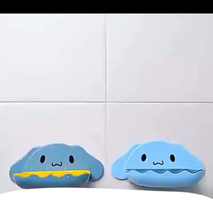 Khay Đựng Xà Phòng Dán Tường Hình Chú Chó Cute - Kệ Đựng Xà Bông 2 Lớp Có Lỗ Thoát Nước Tiện Dụng -  Hộp Đựng Xà Bông  Rửa Tay Nhà Tắm Không Cần Khoan Tường