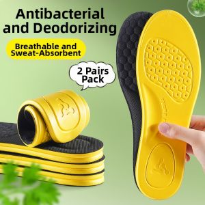 ZHIHAOEN | Mens Breathable Anti-Odor Shock-Absorbing Insoles
