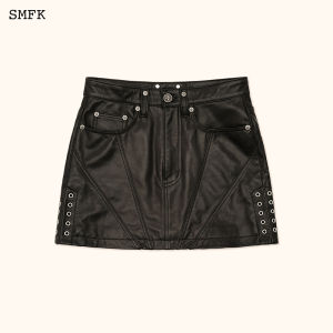 SMFK | Rock Punk Leather Mini Skirt