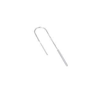 Chow Sang Sang 周生生 Ear Play 950 Pure Platinum Pt950 Single Earring 89173E [Sold Single Not Pair]