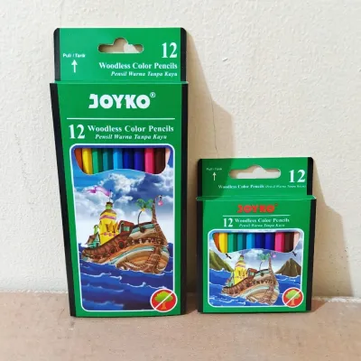 1 Set Pensil Warna Joyko 12 Warna