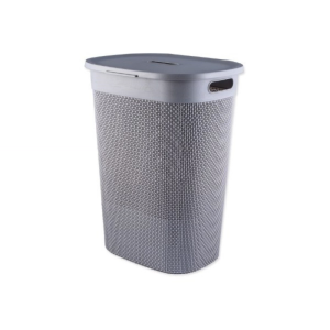 EZWEEP Laundry Hamper 55L 43.5×34.5×57.5CM Plastic TG51960 Randori