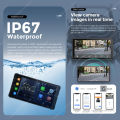 NaviFly 5.5" Motorcycle Screen Wireless CarPlay Motorcycle GPS Navigation Android Auto Moto Multimedia Player Waterproof TPMS BT. 