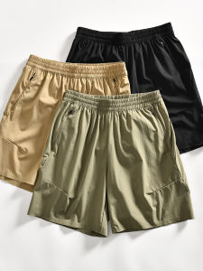 Mens Summer Quick Dry Breathable Elastic Sports Casual Shorts Lightweight Comfortable Fabric Fashionable Trendy mid Waist Shorts