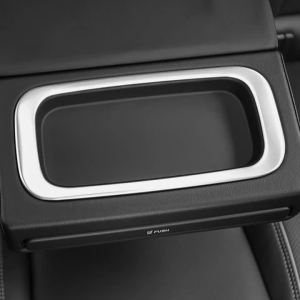 Volvo XC60 Ghế Sau Đựng Cốc Bao Viền Khung Dải Miếng Dán Phụ Kiện Bằng Thép Không Gỉ Cho Các Mẫu Xe 2018-2025 Nội Thất Đồ Khắc