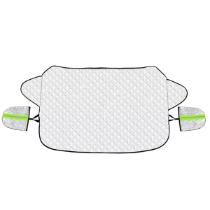Car Windshield Snow Protector Cover Windproof Sun Shade Shield Anti UV Dust With Rearview Mirror Sleeve Auto Parking Accessory