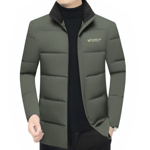 Mens Winter Thickened Warm Stand Collar Casual Cotton Jacket TUCANO Standard Fit Fashion Urban Style Long Sleeve Business Casual