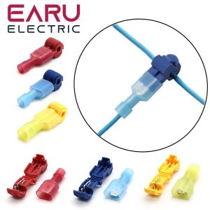 10/20/30/40/50Pcs T-Tap Connector Quick Electrical Cable Connector Snap Splice Lock Waterproof Crimp Wire Terminal