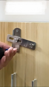 Sliding Barn Door Latch Sliding Right Angle Door Latch Door Bolt Wine Cooler Closet Window Door Latch Plug Baby Safety Latch