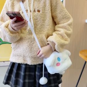 KODE G5G9 TAS BULU SERUT ANAK KARAKTER SANRIO TAS BULU SERUT CINAMOROLL TAS BULU ANAK TAS BULU KUROMI TAS SERUT