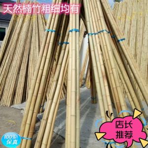 Decorative Corrosion-Resistant Bamboo Sticks Vegetable Garden Cucumber Bean Pole Grape Arbor Vegetable Rack Flag Pole Bamboo