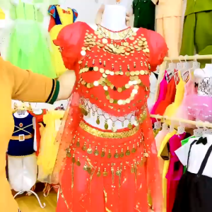 🍄[15-65kg_4 Món] Váy Múa Ấn Độ Trẻ Em Người Lớn. Trang Phục Biểu Diễn Đầm Học Múa Ấn Độ. Múa Bụng Lắc Mông Siêu Xinh