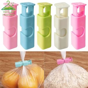 [Sell at a Loss] 3 Colors Multipurpose Plastic Sealer Bread Food Bag Press Spring Sealing Clip Moisture-proof Fresh-keeping Sealing Clip