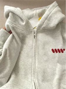 Girls Zipper Hoodie Sweatshirt Pure Cotton White Grey Medium Large Childrens Lazy Style Jacket Top Spring Autumn Winter