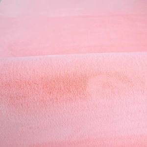 Durable Plain Rabbit Fur Rug For Home Use