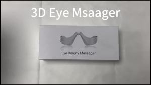 3 Color LED Under Eye Beauty Device 3D Microcurrent Contour Eye Massager Rechargeable Eye Mask for Eye Bag Puffiness Fine Lines