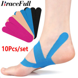 10PC Kinesiology Tape for Foot Arches Plantar Fasciitis RunningWaterproof Workout Adhesive Patches for Recovery Injury