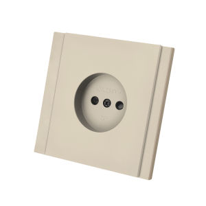 Skin Sensation Electrical Outlets AC Not Ground Power Sockets 250V Paint Plastic Flame Retardant Plugs Socket Wall Embedded 250V