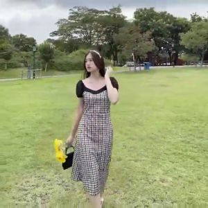 ชุดกระโปรงยาว เดรสผู้หญิงคอกลม ใส่เที่ยว ออกงานกิจกรรมต่างๆ