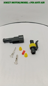 Soket Motor 1 Pin Anti air - Soket Mobil 1 pin Jual Per 2 set