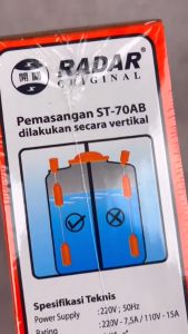 RADAR Pelampung Air Otomatis Radar ST 70AB Otomatis Pompa Toren Air Otomatis ST 70 AB Pelampung Tandon Toren Level Air ST70AB ORIGINAL RADAR