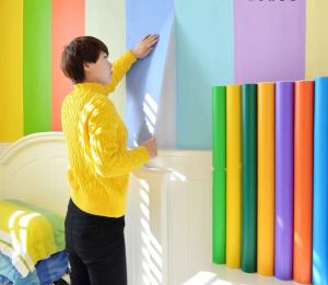 AA shop NEW 3D PVC adhesive wallpaper wall decor stickers home decor sazi 10metro*45cm roll